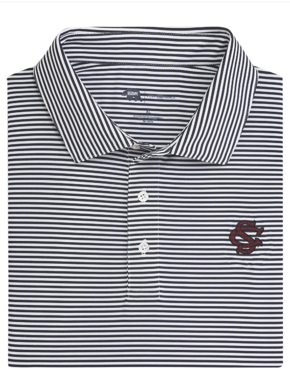 South Carolina SC Echo Stripe Performance Polo